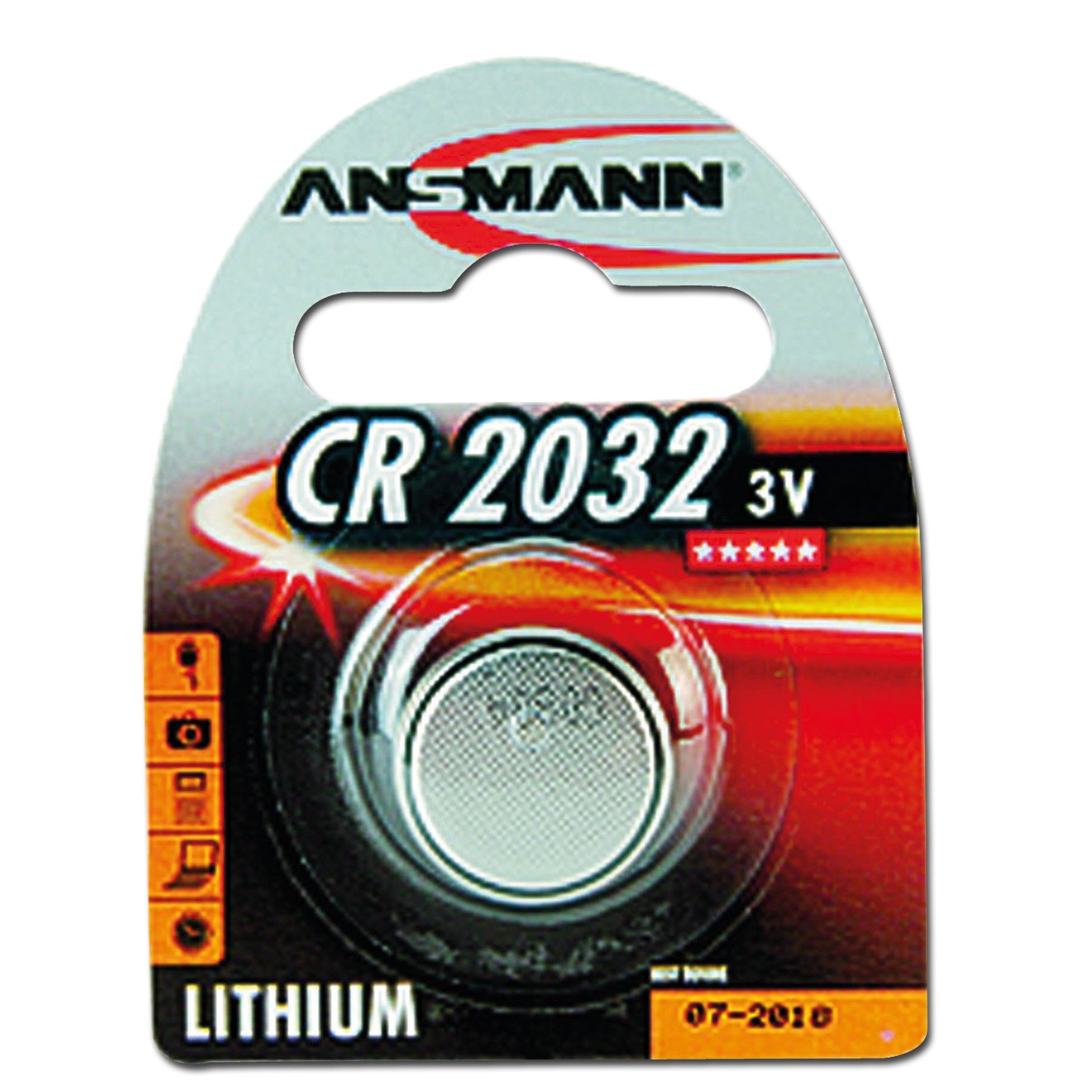 Pile bouton Lithium  CR2032