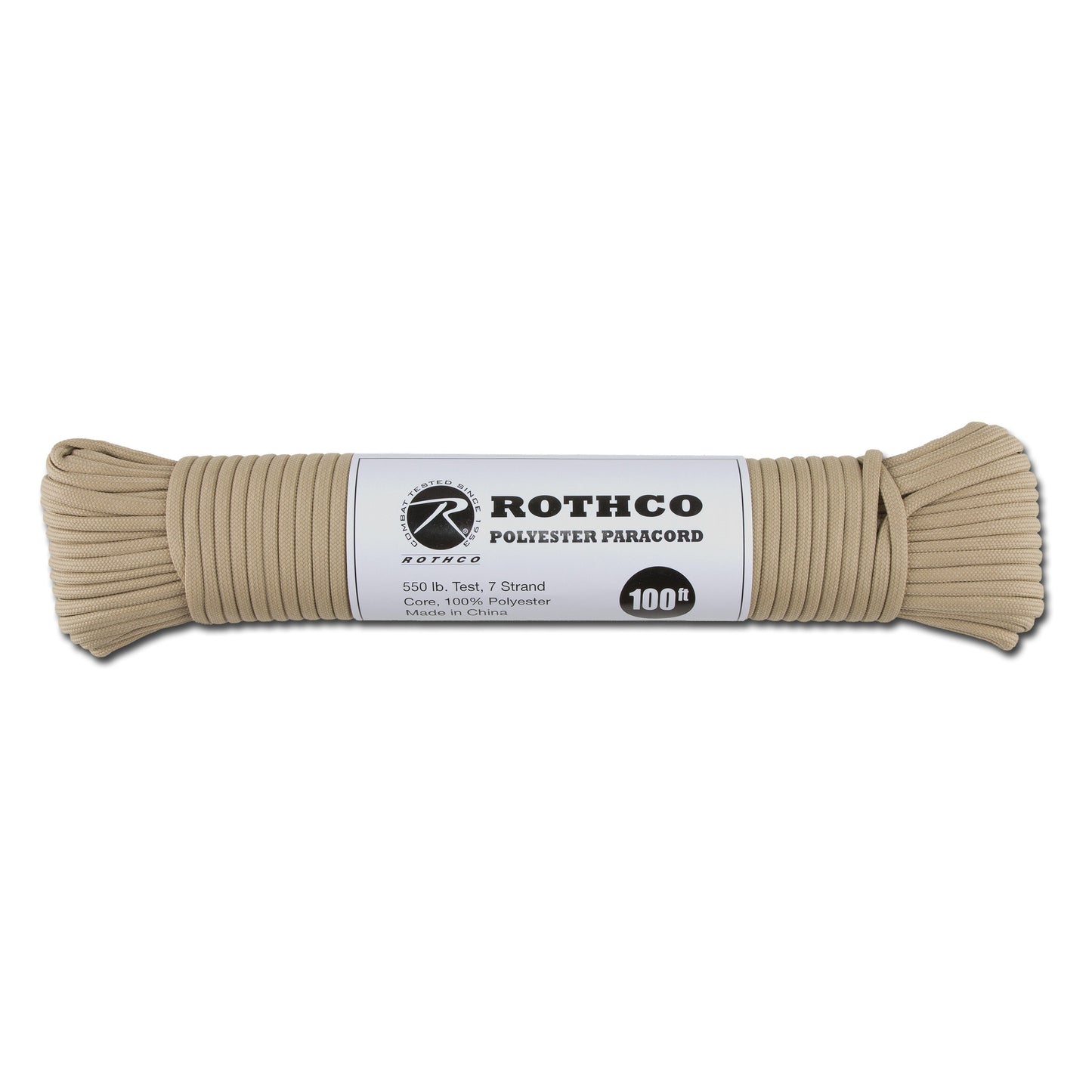 corde de parachute 550 lb  chasseur 100 ft. Polyester