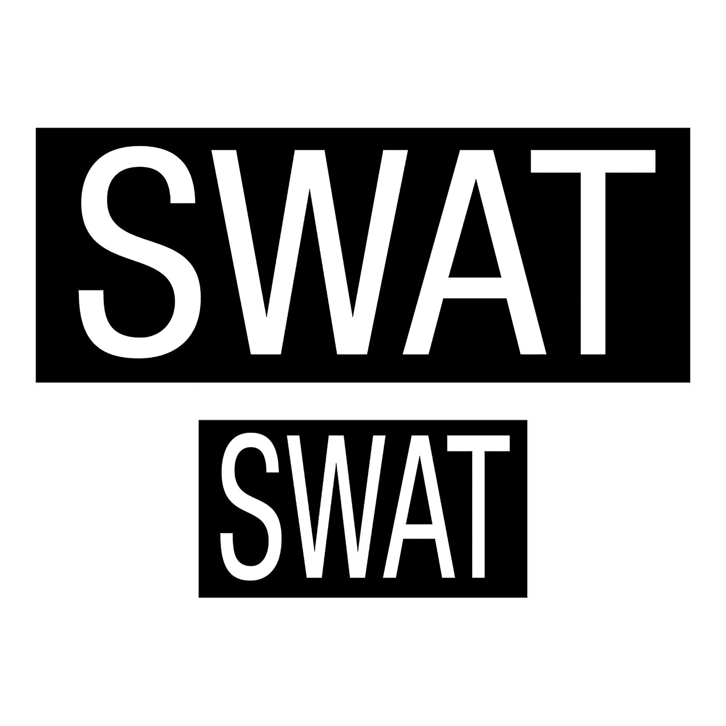 Lot de 2 Patchs Swat