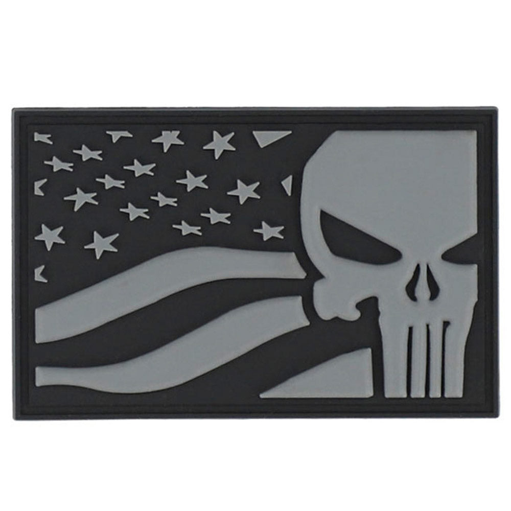 101 Inc. Patch 3D PVC Punisher drapeau USA