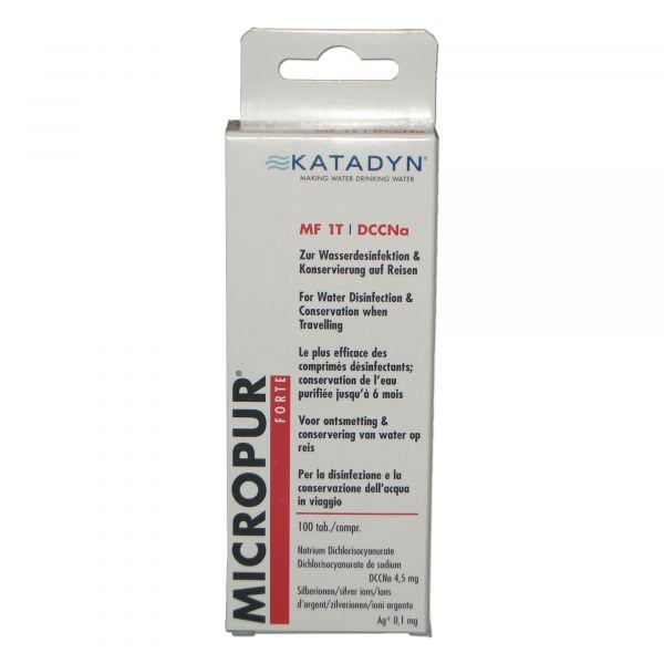 Katadyn Comprimés Micropur Forte MF 1T 100 pcs chez ASMC