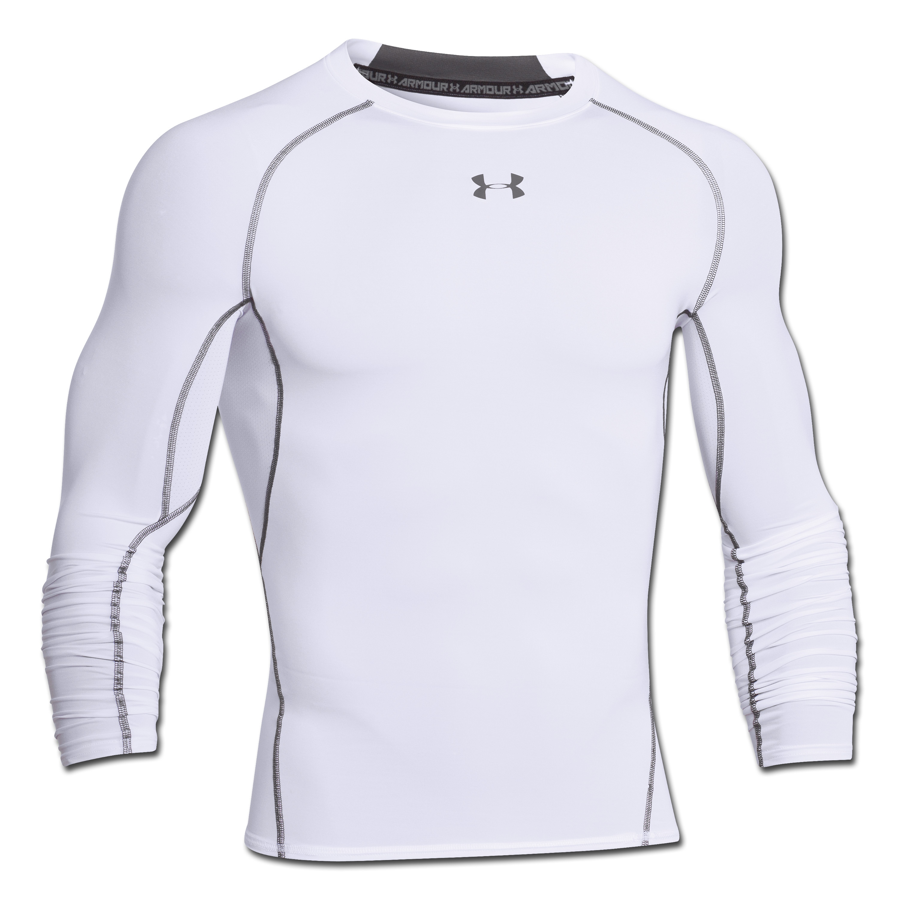 T-shirt de compression Under Armour HeatGear blanc pour homme