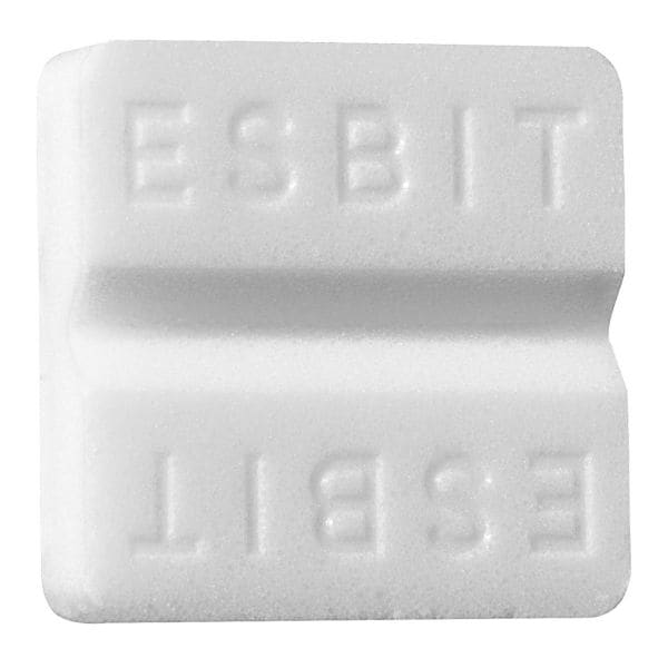 Tablette Esbit : pastille de combustible solide